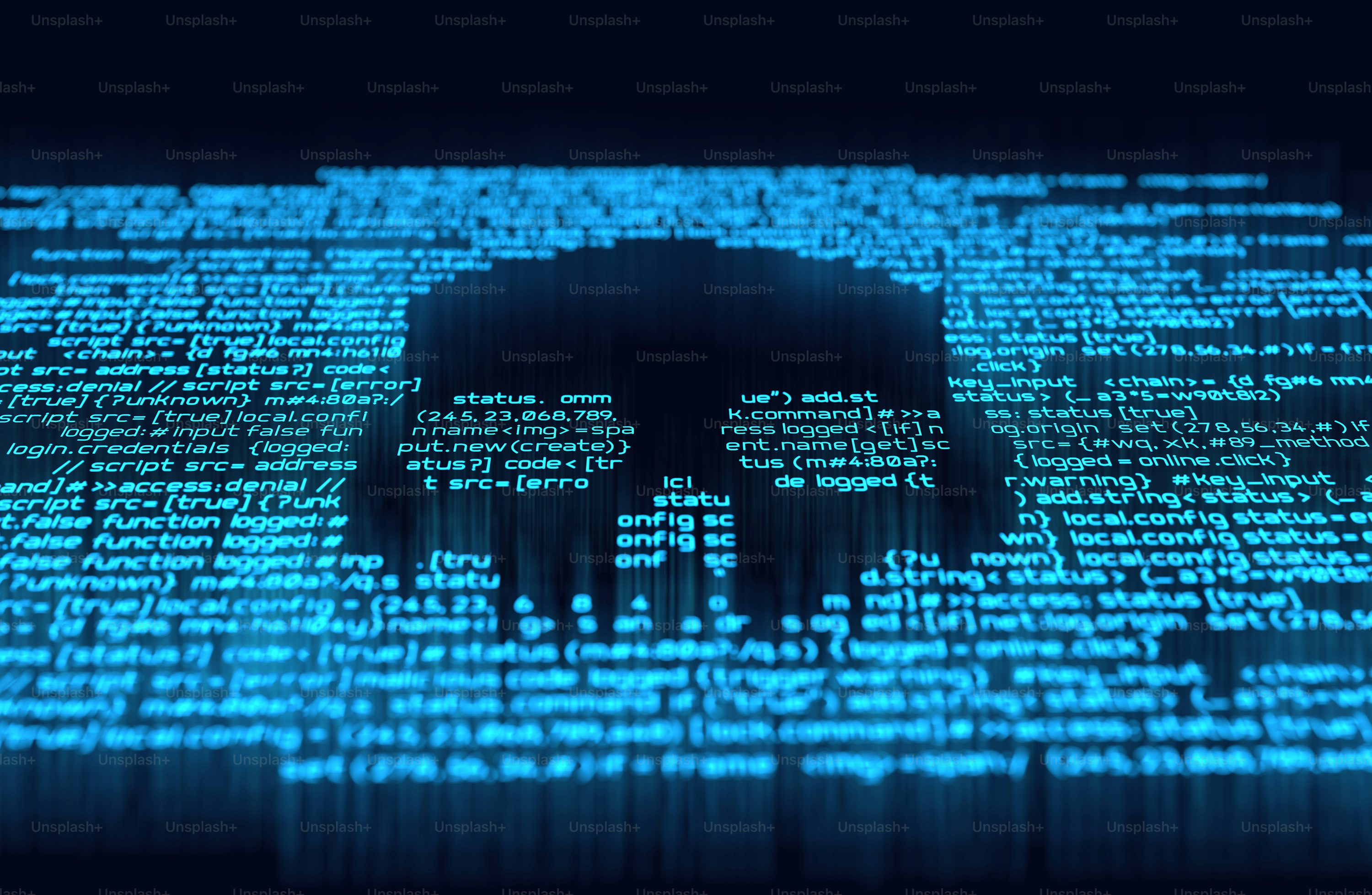 skull created by html number codes representing malware